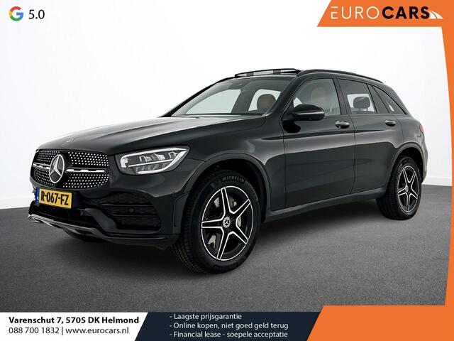 Mercedes-Benz GLC-KLASSE 300e 4MATIC Business Solution AMG Panoramadak Navigatie Camera Parkeersensoren Cruise Control Stoelverwarming Virtual Cockpit LED Ambiente verlichting Leder