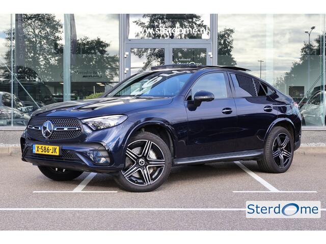 Mercedes-Benz GLC-KLASSE Coupé 300e 4MATIC AMG Line l Panoramadak l Niveau- regeling l KEYLESS GO l Rij-assistentie plus l Digital Light l Memory pakket l MBUX l 360 gr Camera l Trekhaak Wegklapbaar l DAB l Sfeerverlichting l Burmester l Night pakket l stoelverwarming V + A l