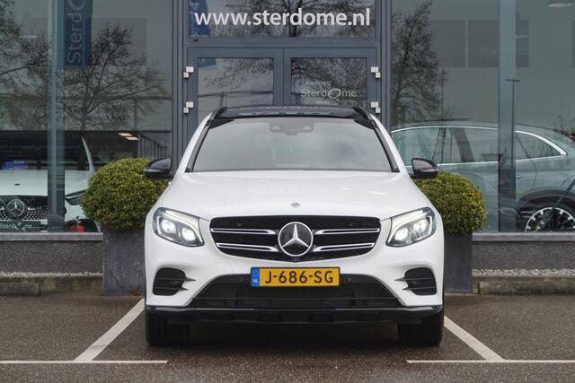 Mercedes-Benz GLC-KLASSE 300 4MATIC l AMG line l 245 PK l Panoramadak l Burmester l Stoelkoeling en stoelverwarming l Keyless Go l Distronic l Trekhaak wegklapbare l Leer l Adaptief LED high intelligent l Warmte werend en geluidswerend glas l Comand l 360 gr Camera l PTS l