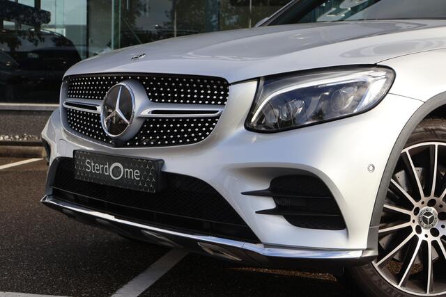 Mercedes-Benz GLC-KLASSE Coupé 250 4MATIC AMG Premium Plus l Schuif- Kanteldak l DISTRONIC l Memoy pakket l 360 gr Camera lStoelverwarming l LEDER l Burmester l LED l Sfeerverlichting l Alarm klasse 3 l Elektrisch bedienbare achterklep l Spiegel pakket l Dodehoek assitent l