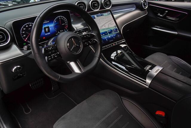 Mercedes-Benz GLC-KLASSE 300e 4MATIC AMG Line Leer 360° Memory ACC Navi Climate Elektr. achterklep Stoelverwarming PTS LM velgen
