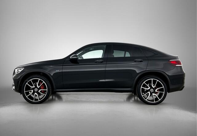 Mercedes-Benz GLC-KLASSE Coupé 300 e 4MATIC Plugin Hybride AMG Line | Digitale Cockpit | Leder | rode remklauwen | Panamericana Grille | Premium pakket Inclusief 24 maanden Mercedes-Benz Certified garantie voor Europa.