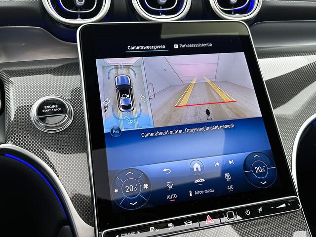 Mercedes-Benz GLC-KLASSE 300e 4MATIC Sport Edition | Premium | Winterpakket | Nightpakket | Trekhaak | Stoelventilatie/- verwarming | Treeplanken | Spoiler | Panoramaschuifdak | 360°-camera | Augmented Reality navigatie |