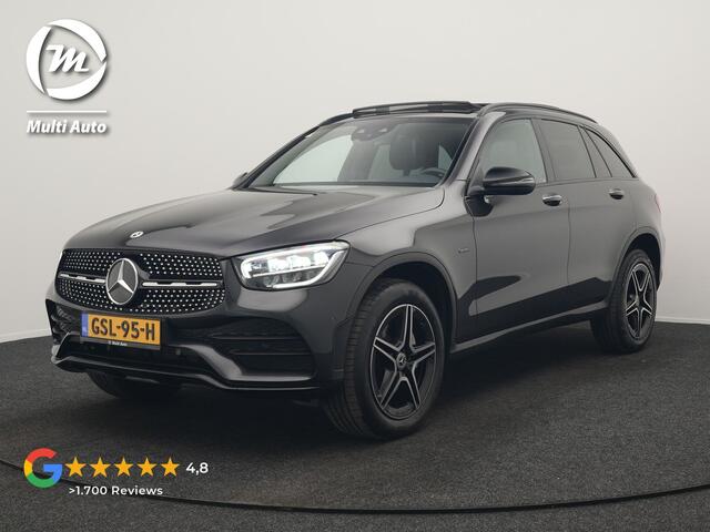 Mercedes-Benz GLC-KLASSE 300e 4MATIC Premium Plus PHEV 320pk Dealer O.H | Panodak | Adaptive Cruise | Sportstoelen Memory | Burmester | AMG Exterieur | Head Up | Camera | Keyless |