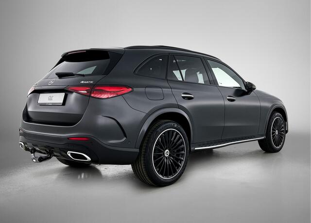 Mercedes-Benz GLC-KLASSE 300e 4MATIC Sport Edition | Premium | Nightpakket | Rijassistentiepakket Plus | Treeplanken in aluminiumlook | Trekhaak | Panoramaschuifdak | Smartphone integratie | 360° camera | Sfeerverlichting |
