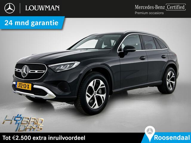 Mercedes-Benz GLC-KLASSE 300 e 4MATIC Plug-In Hybride | Trekhaak | Dode Hoek Ass | Memory | Sfeerverlichting | Stuur en Stoelverwarming | CarPlay | Inclusief 24 maanden Mercedes-Benz Certified garantie voor Europa.