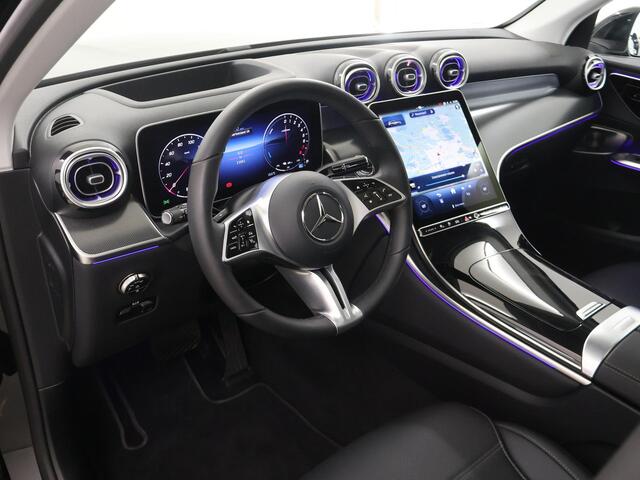 Mercedes-Benz GLC-KLASSE 300e 4MATIC Luxury Line | Premium plus pakket | Keyless | 360 camera | Panoramadak | Trekhaak | Verwarmd stuur | Burmester |