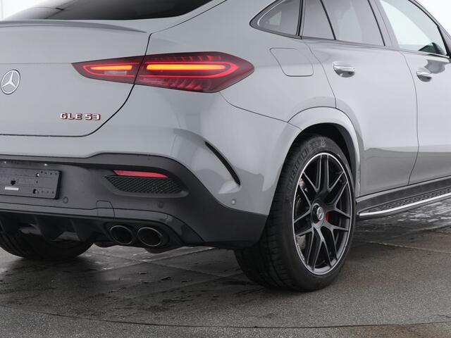Mercedes-Benz GLE-KLASSE Coupé AMG 53 Hybrid 4MATIC+ Premium Plus | Trekhaak | Panoramadak | Burmester® | 22 Inch AMG Velgen | Memory Voorstoelen | 360°-Camera. Inclusief 24 maanden MB Certified garantie voor Europa.