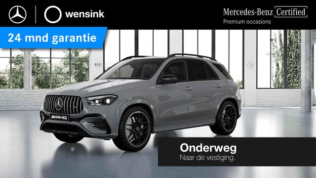 Mercedes-Benz GLE-KLASSE AMG 53 Hybrid 4MATIC+ | MANUFAKTUR Alpin Grau | Night pakket | Performance uitlaat | Trekhaak |
