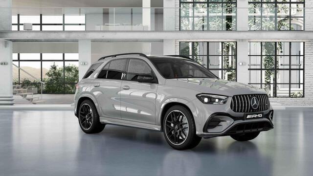 Mercedes-Benz GLE-KLASSE AMG 53 Hybrid 4MATIC+ | MANUFAKTUR Alpin Grau | Night pakket | Performance uitlaat | Trekhaak |
