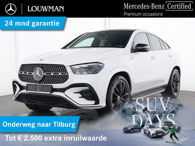 Mercedes-Benz GLE-KLASSE Coupé 400 e 4MATIC AMG Plug-In Hybride AMG Line | Night Pakket | 22 Inch AMG Velgen | Burmester® | Panorama schuif-Kanteldak. Inclusief 24 maanden MB Certified garantie voor Europa.