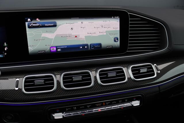 Mercedes-Benz GLE-KLASSE AMG 53 Hybrid 4MATIC+ Premium+ | Luchtvering | Distronic | Memory | Carbon | Trekhaak | Verwarmd Stuurwiel | Burmester | Panoramadak | Massage | Keyless Go | Luchtreinigingspakket | Soft-Close |