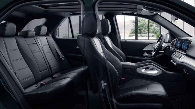 Mercedes-Benz GLE-KLASSE 450 4MATIC Premium Plus | AMG | Night | Trekhaak | Panoramadak | Luchtvering | Burmester | Memory | 360 graden camera | Keyless | Widescreen |