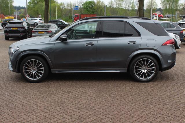 Mercedes-Benz GLE-KLASSE 350 de 4MATIC Premium Plus AMG / Trekhaak / Panoramadak / 360Camera / Head-up / 21'' / Luchtvering / Keyless / Apple CarPlay / Matrix LED / Stoelventilatie / Stuurverwarming / 4zone airco / Stoelverwarming 4x