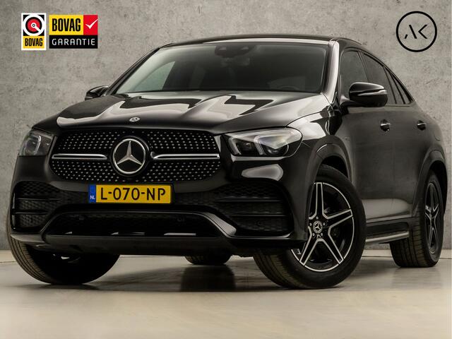 Mercedes-Benz GLE-KLASSE Coupé 350 e AMG 4MATIC 334Pk Automaat (SCHUIFDAK, APPLE CARPLAY, LUCHTVERING, MEMORY SEATS, STOELKOELING, SFEERVERLICHTING, TREEPLANKEN, MULTIBEAM LED, ADAPTIVE CRUISE, TREKHAAK, 360 CAMERA, NIEUWSTAAT)