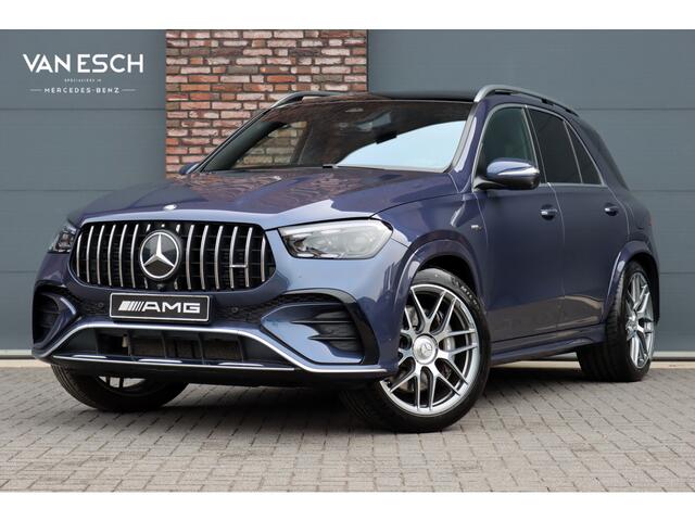 Mercedes-Benz GLE-KLASSE AMG 53 Hybrid Premium 4MATIC+ | Luchtvering | Distronic | Carbon | Memory | Burmester | Stoelventilatie | Luchtkwaliteitspakket | Surround Camera | Keyless Go | Augmented Reality | Nappa Leder |