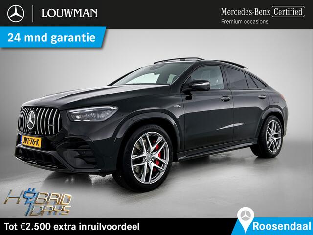 Mercedes-Benz GLE-KLASSE Coupé Mercedes-AMG 53 Hybrid 4MATIC+ Nightpakket Premium Plus | Trekhaak | Panoramadak | Airmatic | Distronic | Burmester | Head Up Display | Sluitbekrachtiging | . Inclusief 24 maanden Mercedes-Benz Certified garantie voor Europa.