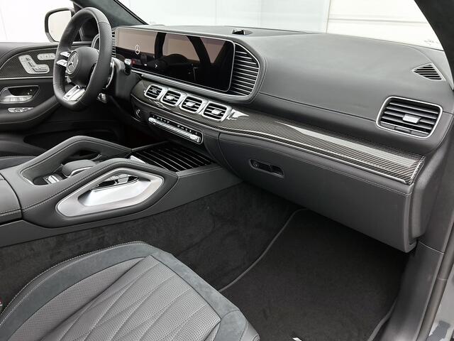 Mercedes-Benz GLE-KLASSE AMG 53 Hybrid 4MATIC+ Night Edition Premium Plus | Remklauwen in rood | Winterpakket | Sierelementen AMG carbon | Trekhaak | Aanhangwagenassistent | MAGIC VISION CONTROL | Dashcam | 22 inch kruisspaaks AMG-velgen | Stoelverwarming |
