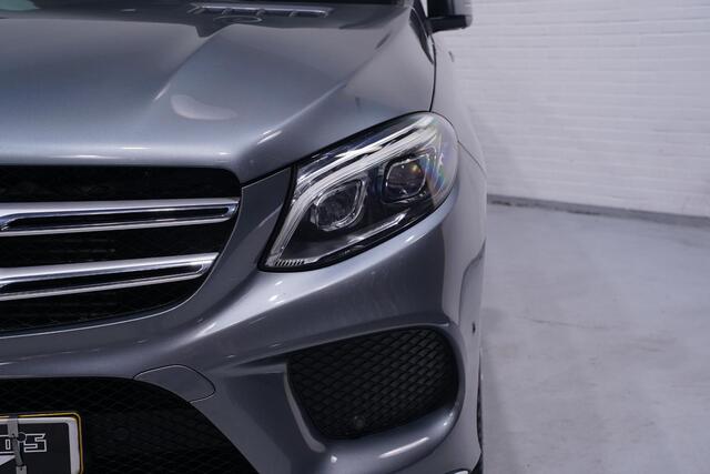 Mercedes-Benz GLE-KLASSE 250 d 4MATIC AMG Sport Edition pano-dak lederen bekleding luchtvering led-verlichting 21"-inch lmv soft-close electrische-achterklep private-glas PDC v+a wegklapbare trekhaak cruise-controle zwarte dakhemel Navigatie dakrails-allu