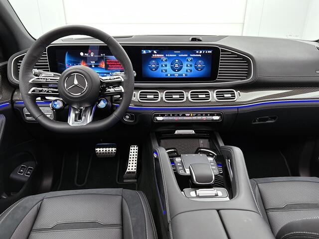Mercedes-Benz GLE-KLASSE Coupé AMG 53 Hybrid 4MATIC+ Night Edition Premium Plus | Winterpakket | Remklauwen in rood | Sierelementen AMG carbon | MAGIC VISION CONTROL | Stoelverwarming | Trekhaak | Dashcam | 22 inch kruisspaaks AMG-velgen | AMG tankdop in chroom | Panoramaschuifda