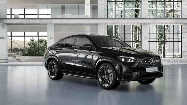 Mercedes-Benz GLE-KLASSE Coupé 350 de 4MATIC AMG Line Premium Plus | Luchtvering | Night | Panoramadak | Trekhaak | Burmester | Headup | Treeplanken | Zwart leer |