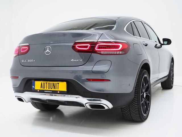 Mercedes-Benz Glc Coupé 300e 4MATIC | Schuifdak | Leder | 360 | Virtual | Sfeerlicht | Keyless | Stoelverwarming | Carplay