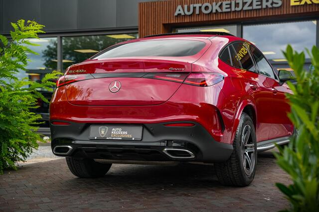 Mercedes-Benz Glc Coupé 400e 4MATIC AMG Line Schuifdak Ambient Trekhaak Leer 360 Camera Memory ACC