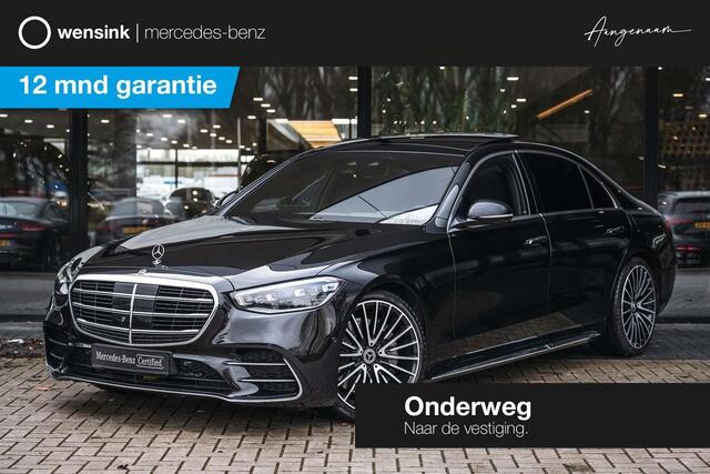 Mercedes-Benz S-KLASSE 580 e 4MATIC Lang AMG Line | Burmester | 20" lichtmetalen velgen | Headup | Achterasbesturing | DIGITAL Light |