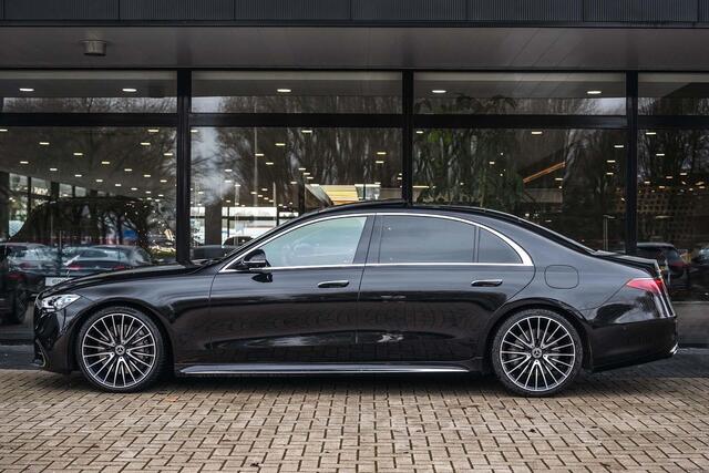 Mercedes-Benz S-KLASSE 580 e 4MATIC Lang AMG Line | Burmester | 20" lichtmetalen velgen | Headup | Achterasbesturing | DIGITAL Light |