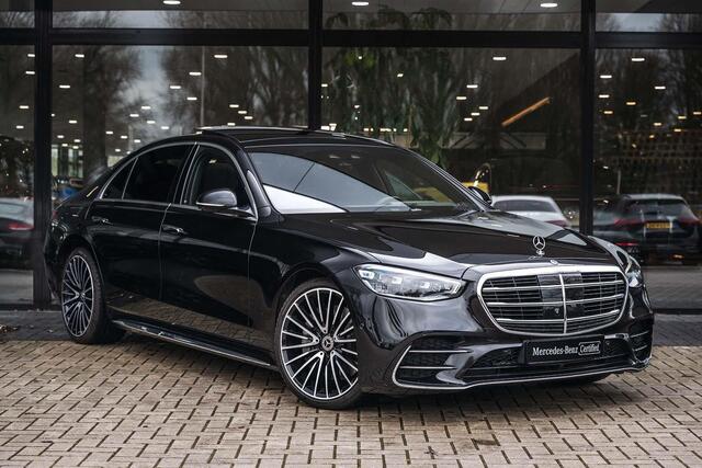 Mercedes-Benz S-KLASSE 580 e 4MATIC Lang AMG Line | Burmester | 20" lichtmetalen velgen | Headup | Achterasbesturing | DIGITAL Light |