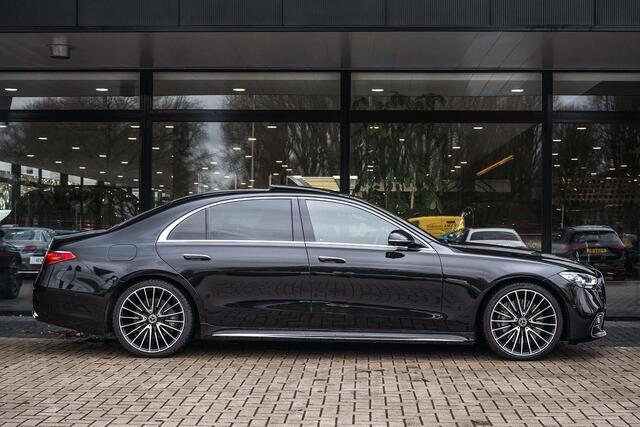 Mercedes-Benz S-KLASSE 580 e 4MATIC Lang AMG Line | Burmester | 20" lichtmetalen velgen | Headup | Achterasbesturing | DIGITAL Light |