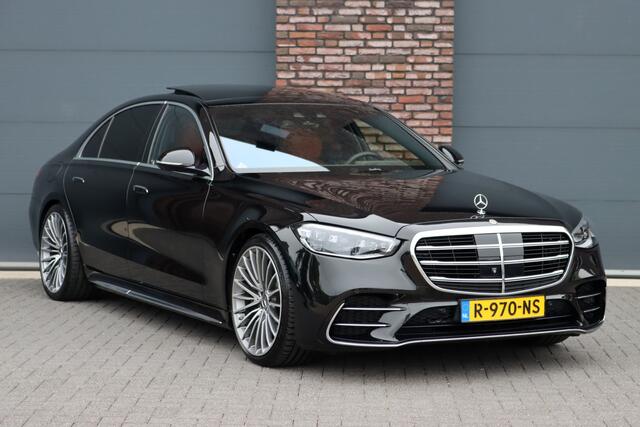 Mercedes-Benz S-KLASSE 580 e Lang AMG Line Premium+ | Airmatic | Distronic+ | 3D-Display | MBUX Tablet | Digital Light | Stoelventilatie | Verwarmd Stuurwiel | Massage | HUD | Vlakkenverwarming |