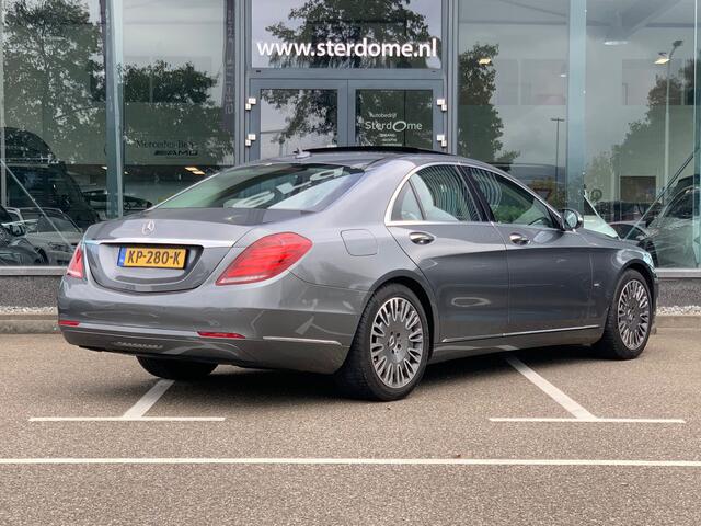 Mercedes-Benz S-KLASSE 350 BlueTEC Prestige Plus l Airmatic l Panoramadak l Camera l Sluitbekrachtiging l Distronic l Memory- pakket l Comand l LEDER BEIGE l Memory l Burmester l Distronic l Stoelverwarming en stoelkoeling l LED intelligent Light l
