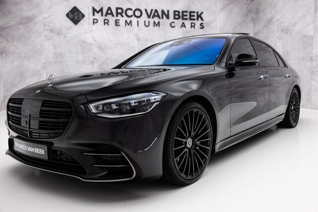 Mercedes-Benz S-KLASSE 580 e 4MATIC Lang AMG Line | Achterassturing | Massage | 21" | BTW