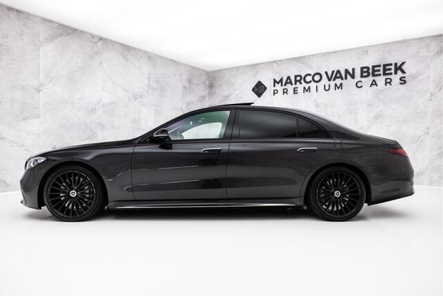 Mercedes-Benz S-KLASSE 580 e 4MATIC Lang AMG Line | Achterassturing | Massage | 21" | BTW