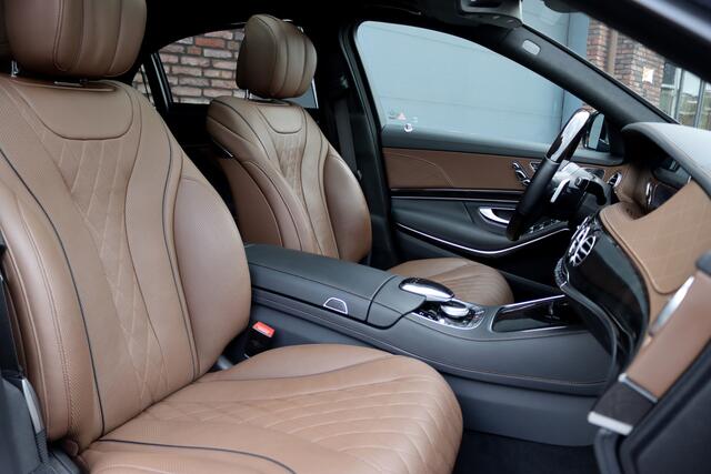 Mercedes-Benz S-KLASSE 560 V8 Lang AMG Line Premium+ | Distronic+ | Memory V+A | Stoelventilatie | Burmester | HUD | Surround Camera | Softclose | Keyless Go | Zonweringspakket |