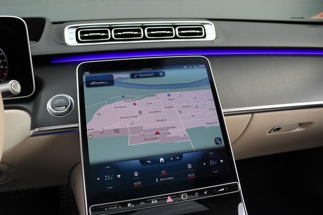 Mercedes-Benz S-KLASSE 580 e Lang AMG Line | Airmatic | Distronic+ | Chauffeurspakket | Zonweringspakket | Massage V+A | | MBUX Tablet | Burmester | HUD | Stoelventilatie V+A | Nekverwarming |