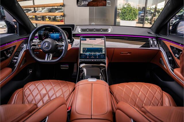 Mercedes-Benz S-KLASSE S500 4MATIC Lang AMG Line - Panorama | Achterasbesturing | Burmester+ | Massage | 360 Cam