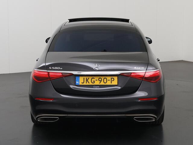 Mercedes-Benz S-KLASSE 580 e 4MATIC Lang AMG Line | Entertainment achter | Chauffeurpakket | Massage voor en achter | Microvezel hemelbekleding | Night pakket |
