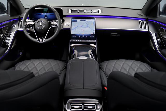 Mercedes-Benz S-KLASSE 580 e 4MATIC Lang | Airmatic | Distronic+ | Memory | Panoramadak | Burmester | Soft-Close | 3D-Display | Nappa Leder | Surround Camera | Keyless Go | Augmented Reality |