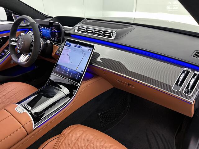 Mercedes-Benz S-KLASSE AMG 63 S E Performance Lang | Business Class pakket | Keramische remschijven | Sierdelen AMG Carbon | Verwarmde voorruit | Koelvak achteraan | AMG Driver's pakket | 21 inch AMG velgen | High-End Rear Seat Entertainment | AMG Performance stuurwiel |