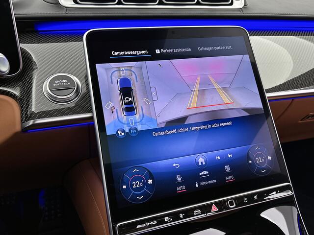 Mercedes-Benz S-KLASSE AMG 63 S E Performance Lang | Business Class pakket | Keramische remschijven | Sierdelen AMG Carbon | Verwarmde voorruit | Koelvak achteraan | AMG Driver's pakket | 21 inch AMG velgen | High-End Rear Seat Entertainment | AMG Performance stuurwiel |