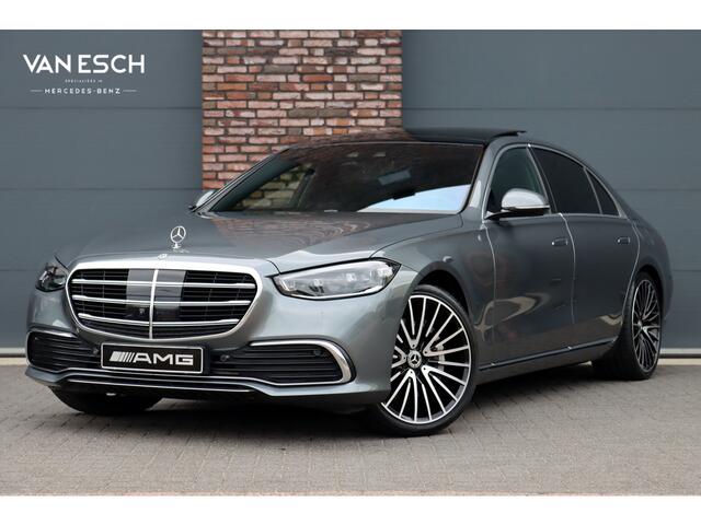 Mercedes-Benz S-KLASSE 580 e 4MATIC Lang | Luchtvering | Achterasbesturing | Distronic+ | Chauffeurspakket | Stoelventilatie | Massage | Stoelventilatie V+A | HUD | Exclusiefpakket | Zonweringpakket | Vlakkenverwarming |