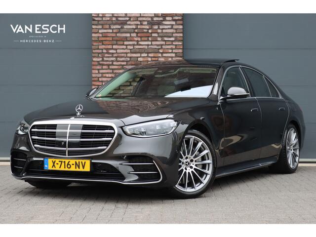 Mercedes-Benz S-KLASSE 580 e 4MATIC AMG Line | Achterasbesturing | Luchtvering | Distronic+ | Massage | Exclusief Nappa Leder | Stoelventilatie V+A | HUD | Parfumering | Soft-Close | 3D-Display | Digital Light |