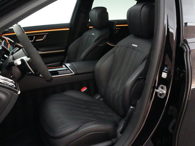 Mercedes-Benz S-KLASSE 63S AMG 802pk E Performance |22" custom wielen|pano|Burmester High end|chauffeurspakket|achteras besturing|rearseat infotainment|HUD|360 camera|digital LED|memory|Apple Carplay|