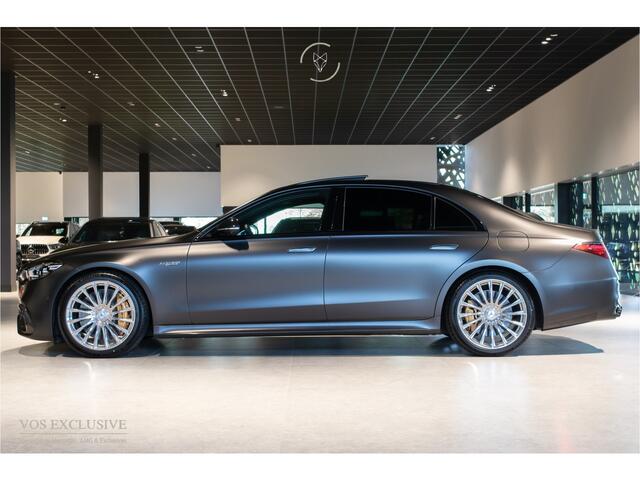 Mercedes-Benz S-KLASSE AMG 63 S E Performance 4-M Lang First Class|Ceramic|Burmester 4D|Manufaktur|Carbon|Night|21''|360°|Achterasbesturing|Digital Light