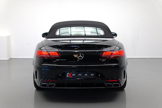 Mercedes-Benz S-KLASSE Cabrio S63 AMG 4MATIC Premium Plus |Luchtvering|HUD|Nachtzicht|Airscarf|