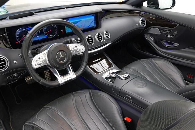 Mercedes-Benz S-KLASSE Cabrio S63 AMG 4MATIC Premium Plus |Luchtvering|HUD|Nachtzicht|Airscarf|