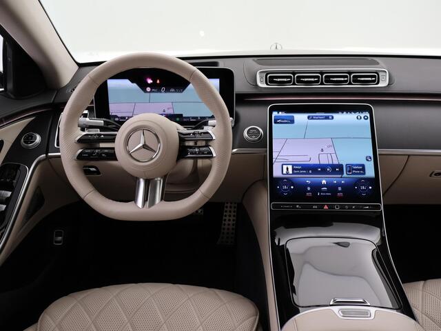 Mercedes-Benz S-KLASSE 350d LANG AMG-LINE 286 PK + BUSINESS CLASS PAKKET | MASSAGE V+A | 3D DISPLAY | BURMESTER | SOFT-CLOSE | PANORAMA | LASER LIGHT