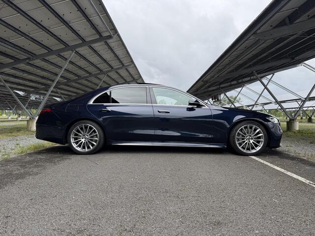 Mercedes-Benz S-KLASSE 580 e 4MATIC Lang AMG Line | Panoramadak | Achterasbesturing | Burmester | Head-up display | Digital light | Rijassistentiepakket | Nappaleder |